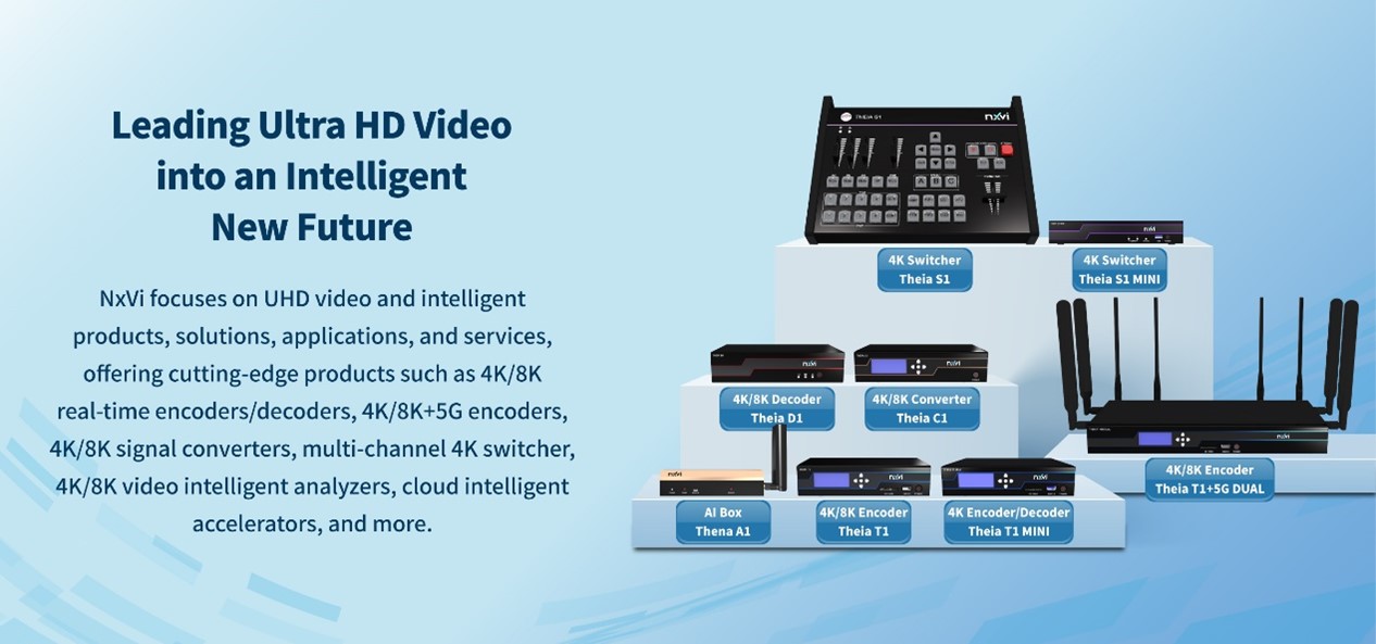 NxVi Brings UHD Video & AI Products to IBC 2024