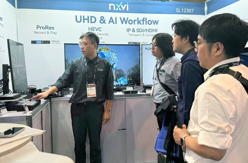 NxVi Series 4K/8K Solutions Triumph at NAB Show 2025! Efficient Performance Draws Attention
